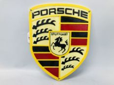 (R) PORSCHE WALL PLAQUE