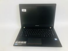 LENOVO E31 - 80 LAPTOP COMPUTER CORE i3 (NO CHARGER) (S/N MP1BCCGY) - SOLD AS SEEN