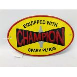 (R) CHAMPION SPARK PLUGS PLAQUE