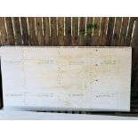 2 X 244CM X 122CM 12MM PLYWOOD SHEETS