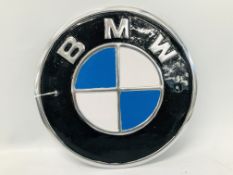 (R) ALUMINIUM BMW PLAQUE