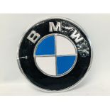 (R) ALUMINIUM BMW PLAQUE