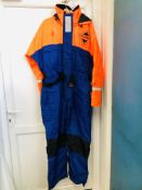 A FLADEN RESCUE SYSTEM IMMERSION SUITS SIZE XL