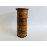 A C19TH SPICE TOWER H 18.5CM.