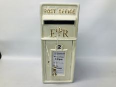 (R) WHITE ROYAL MAIL POST BOX