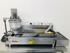 A BELSHAW MK II DONUT ROBOT MACHINE PLUS ACCESSORIES (THREE PHASE) - - SOLD AS SEEN