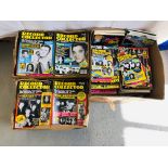 COLLECTION IN THREE BOXES OF RECORD COLLECTORS MAGAZINES TO INCLUDE SIGNED BLACK AND WHITE PICTURE