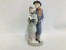 LLADRO "CAROL SINGERS" FIGURED GROUP H 27CM