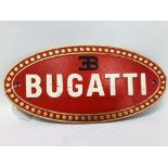 (R) BUGATTI PLAQUE