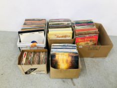 LARGE QUANTITY OF MIXED RECORDS TO INCLUDE QUEEN, DIRE STRAITS, GEORGE MICHAEL, FRANK SINARTTA,