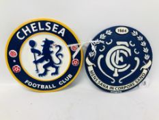 (R) 2 FOOTBALL PLAQUES CFC