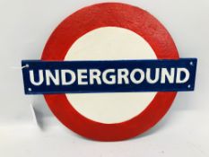 (R) LARGE LONDON UNDERGROUND SIGN