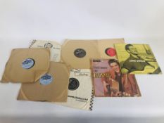 8 X VARIOUS RECORDS TO INCLUDE THE EVERLY BROTHERS, THE PLATTERS, TAKE THIS, HAMMER,
