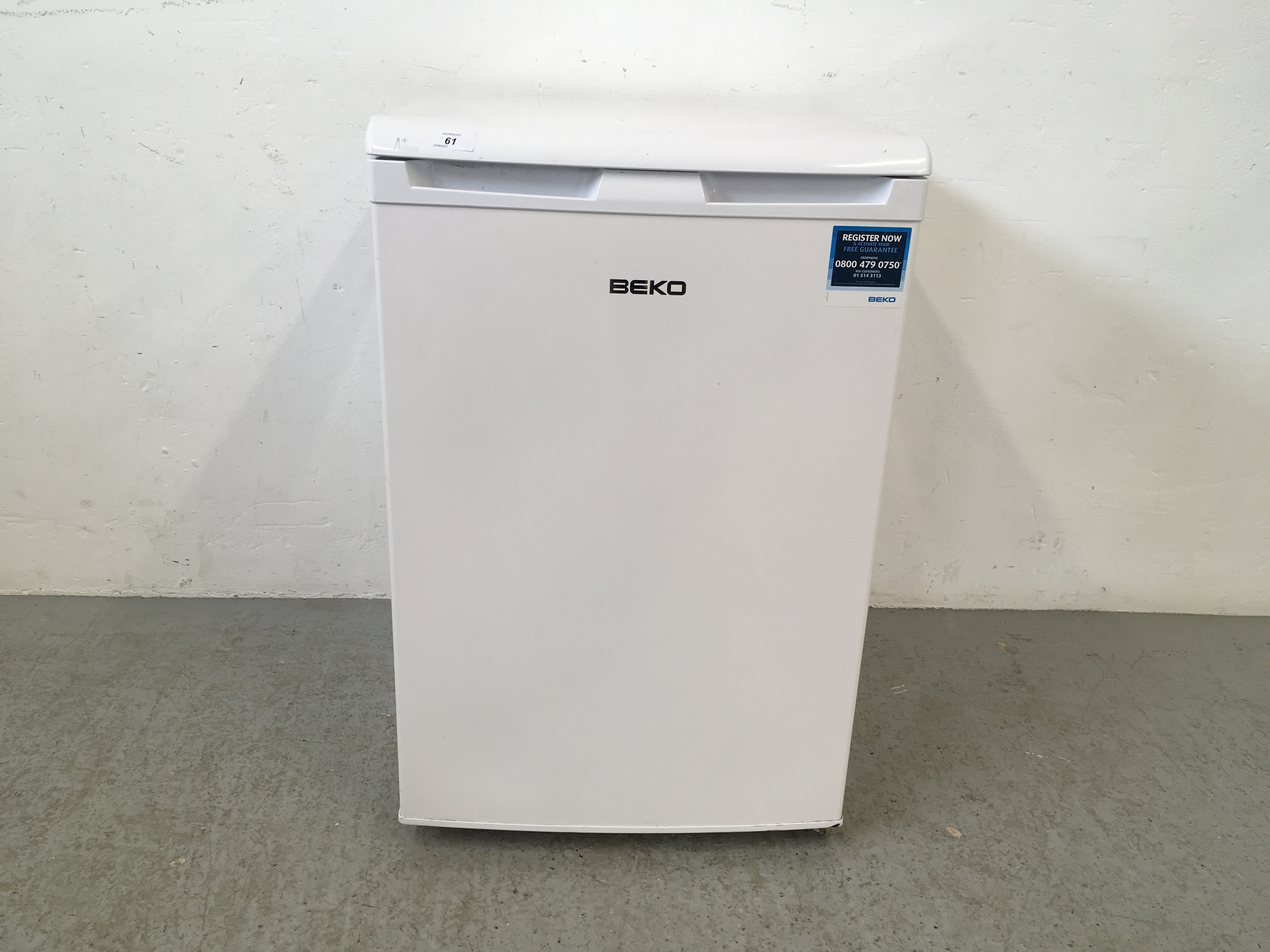 A BEKO A+ CLASS UNDERCOUNTER FREEZER - SOLD AS SEEN