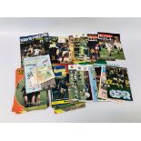 COLLECTION OF 39 MATCH PROGRAMMES TO INCLUDE MAN CITY, ARSENAL,