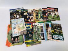 COLLECTION OF 39 MATCH PROGRAMMES TO INCLUDE MAN CITY, ARSENAL,