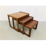 A SET OF 3 RETRO NATHAN STYLE GRADUATED WITH OCCASIONAL TABLES
