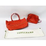 2 LONGCHAMP PARIS DESIGNER BAGS