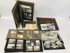 COLLECTION OF VINTAGE PHOTOGRAPH ALBUMS AND EPHEMERA