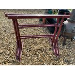 PAIR OF BUILDER'S TRESTLES