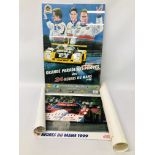 A GROUP OF 13 LE MANS RACING POSTERS - UNFRAMED