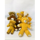 COLLECTION OF 7 MODERN COLLECTOR'S TEDDY BEARS