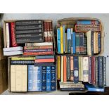 4 BOXES CONTAINING AN ASSORTMENT OF FOLIO SOCIETY BOOKS,