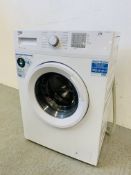 A BEKO 6KG SLIM LINE WASHING MACHINE MODEL - WTG620M2W - SOLD AS SEEN