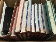 BOX ALL WORLD STAMPS IN ELEVEN LARGE STOCKBOOKS,
