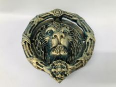 (R) LION HEAD DOOR KNOCKER