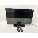 SAMSUNG 22 INCH TV WITH REMOTE - SOLD AS SEEN