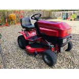 WESTWOOD S 1600 RIDE ON LAWN MOWER (REQUIRES BATTERY) 38 INCH CUTTING DECK - SOLD AS SEEN