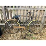 VINTAGE RUDGE - WHITWORTH CONVENTRY BICYCLE FOR RESTORATION WITH BELL AND RIGHTS FEATHERBED SOS