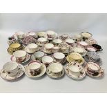 COLLECTION OF APPROX 38 PIECES OF 1820 - 1830 LUSTRE CUPS,