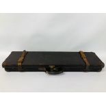 BEST LEATHER 30" SIDE BY SIDE GUN CASE WITH W.W.