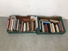 2 X BOXES OF ASSORTED BOOKS RELATING TO RUBAIYAT OF OMAR KHAYYAM ETC.