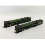 2 X TRIANG 00 GAUGE LOCOMOTIVES AND TENDERS INCLUDING BRITTANIA