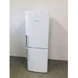 BOSCH WHITE FINISH FRIDGE FREEZER - SOLD AS SEEN