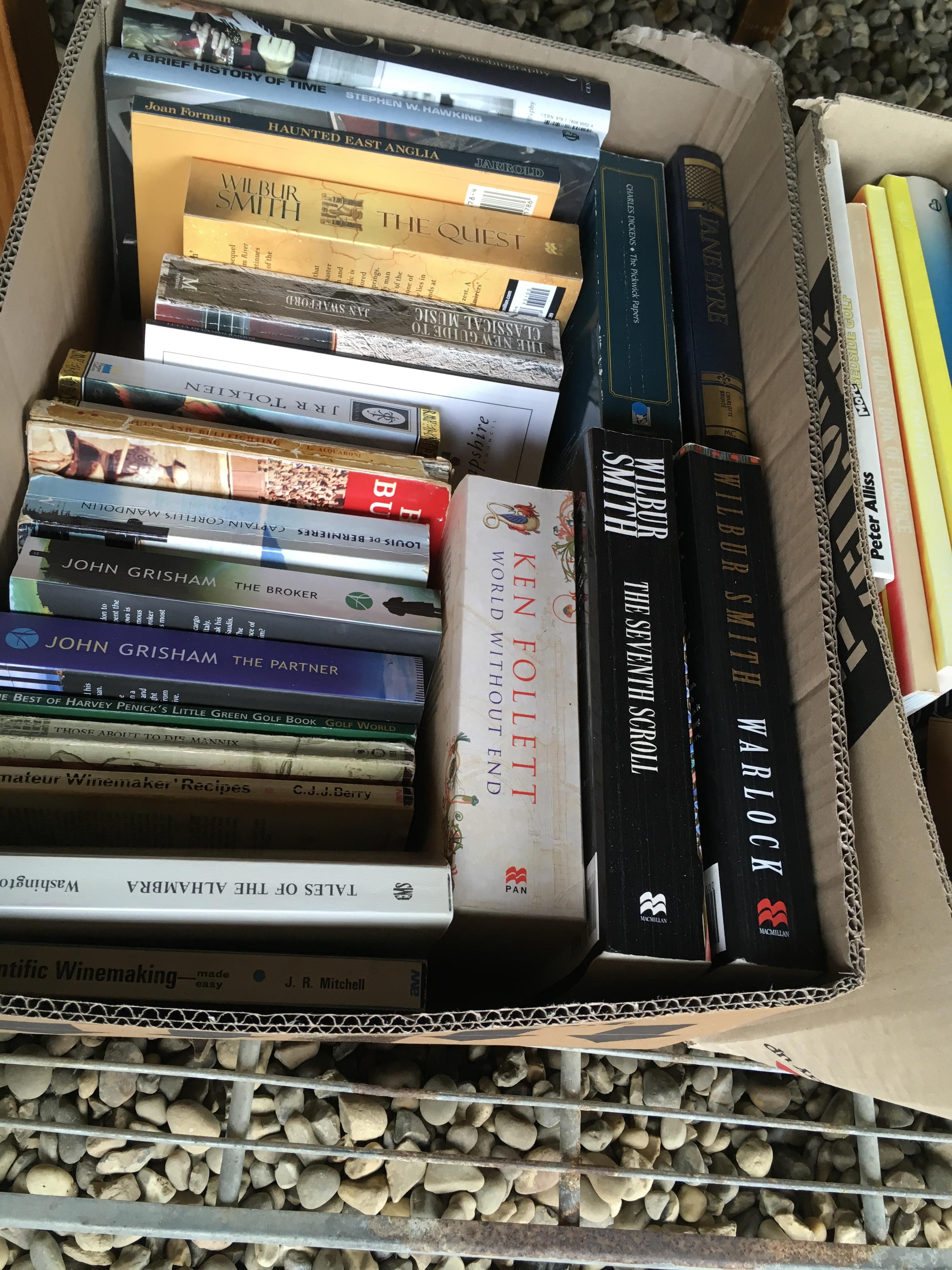 15 BOXES OF ASSORTED BOOKS TO INCLUDE REFERENCE, ART, NOVELS, - Image 5 of 6