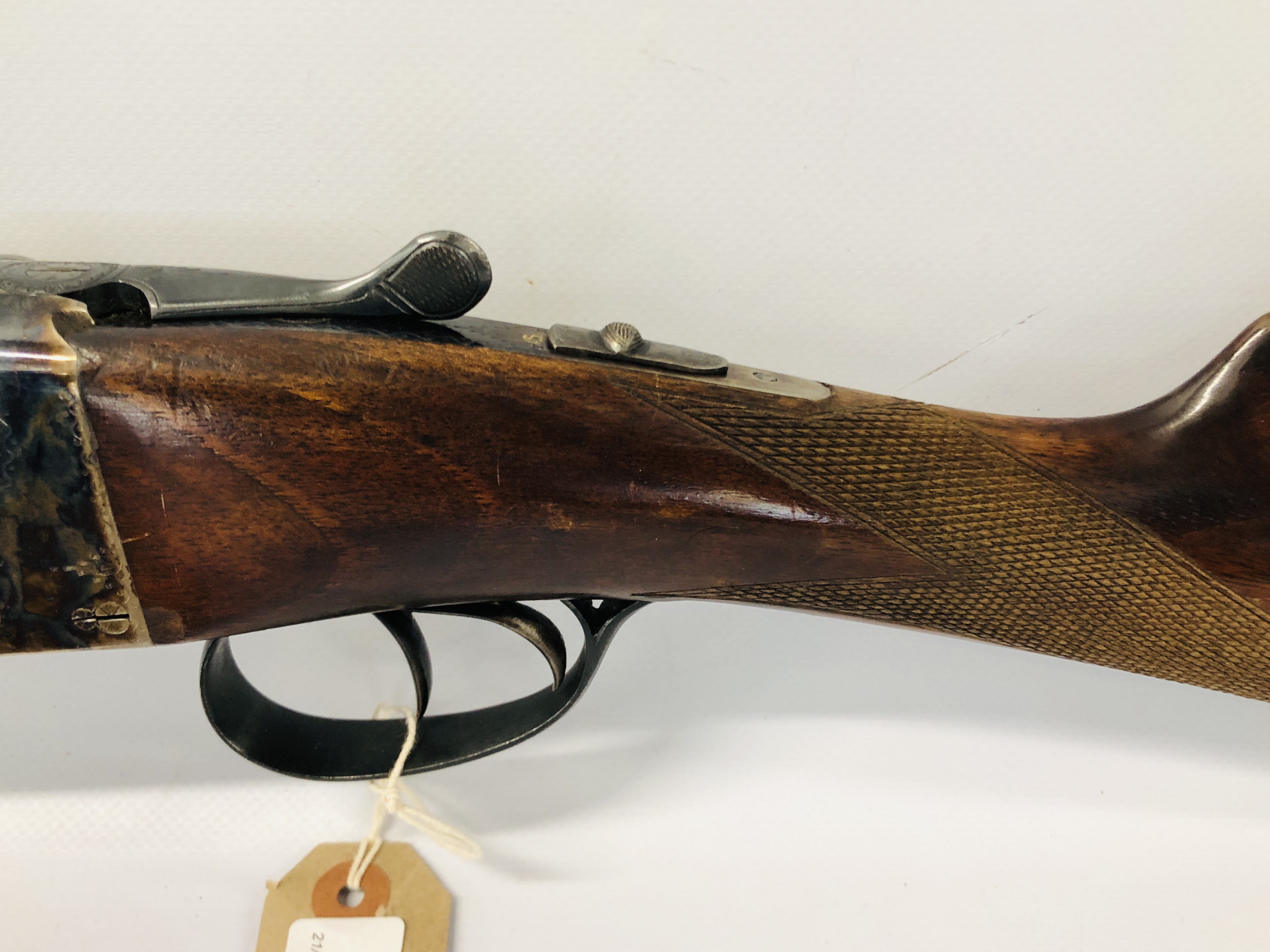 AYA 12 BORE SIDE BY SIDE SHOTGUN # 530358 - (ALL GUNS TO BE INSPECTED AND SERVICED BY QUALIFIED - Image 11 of 22