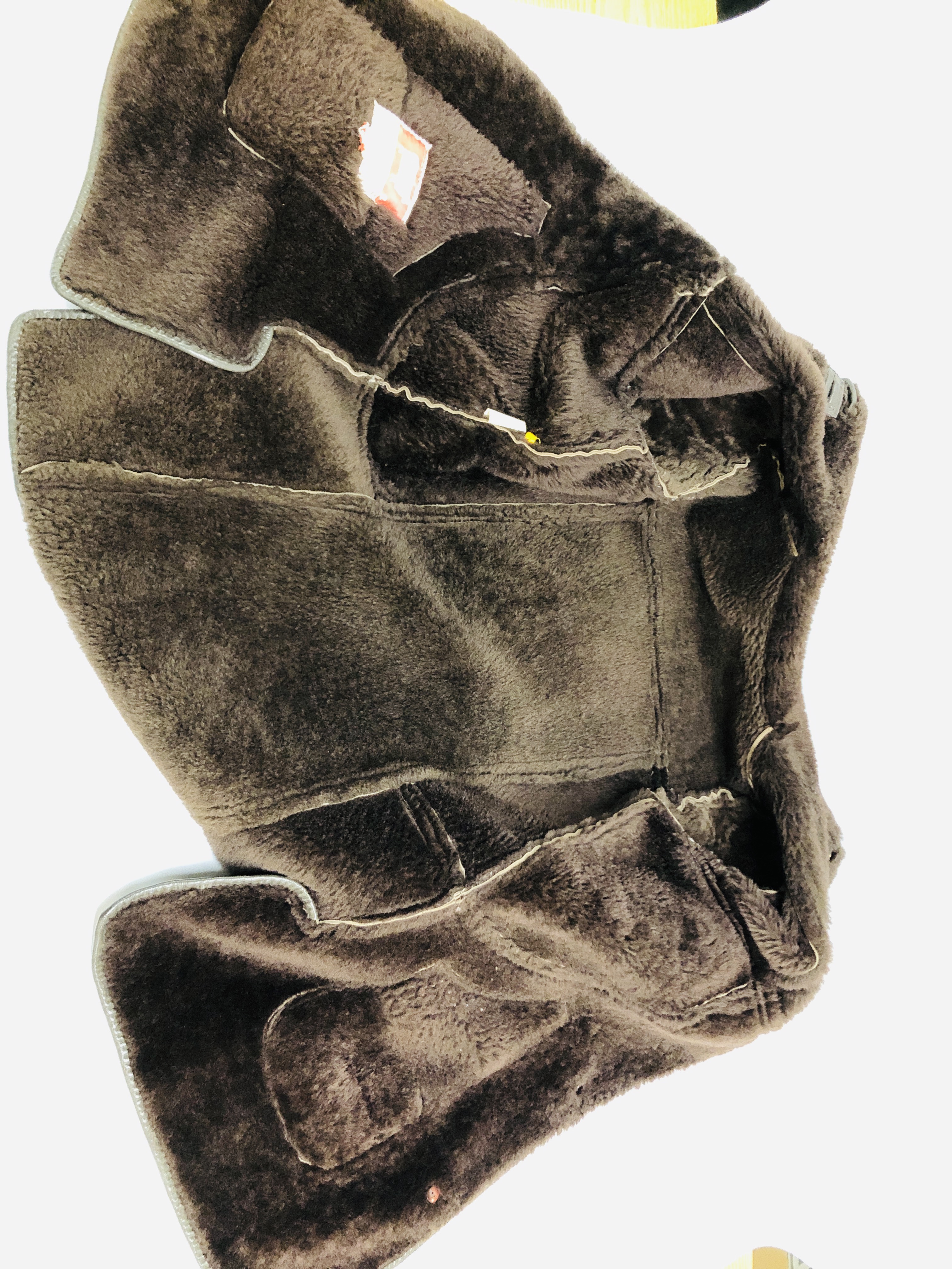 A LADIES NURSEYS SHEEPSKIN COAT SIZE 18 - Image 7 of 7