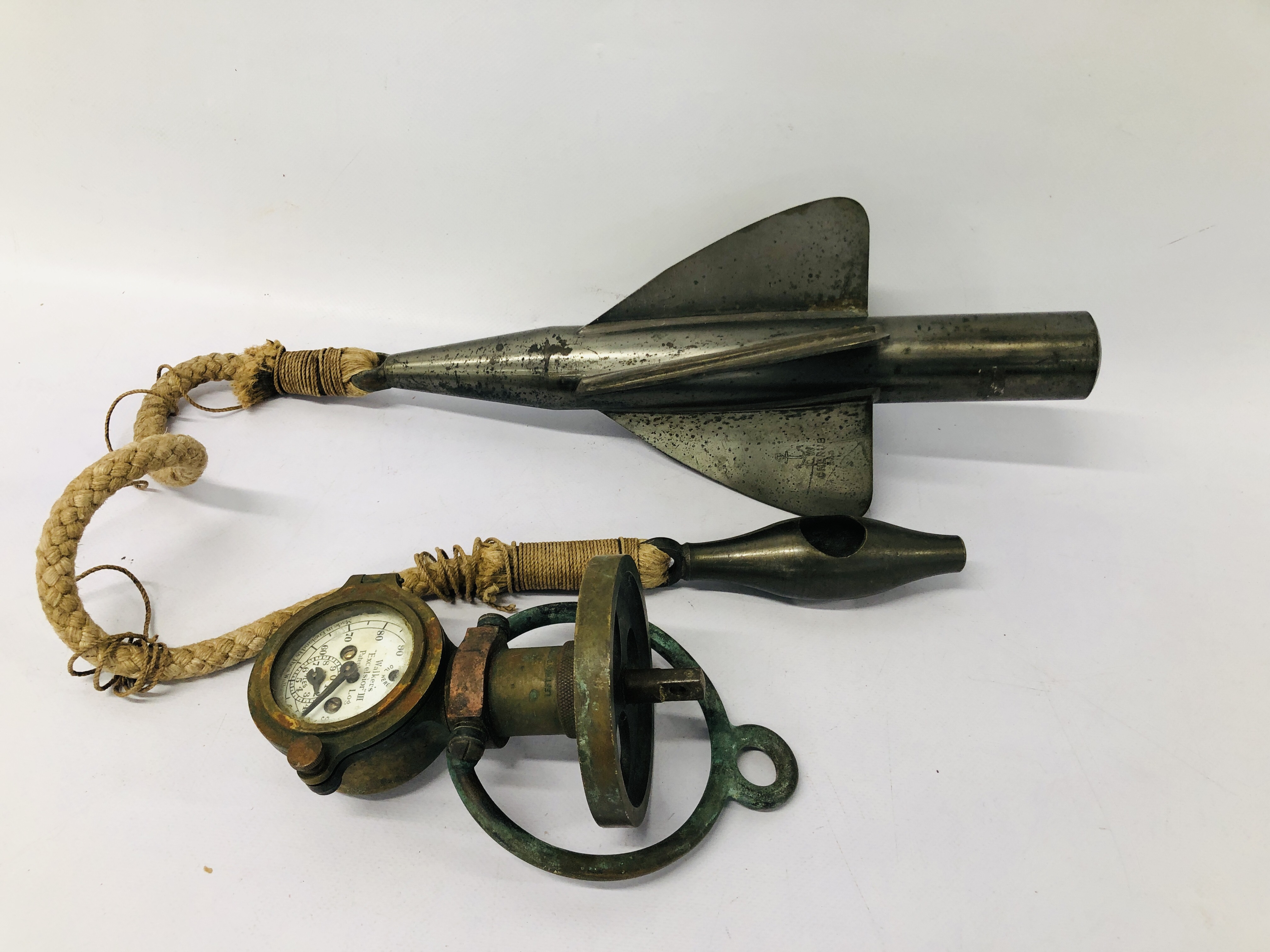 VINTAGE SHIP'S LOG SPINNER, - Image 8 of 8