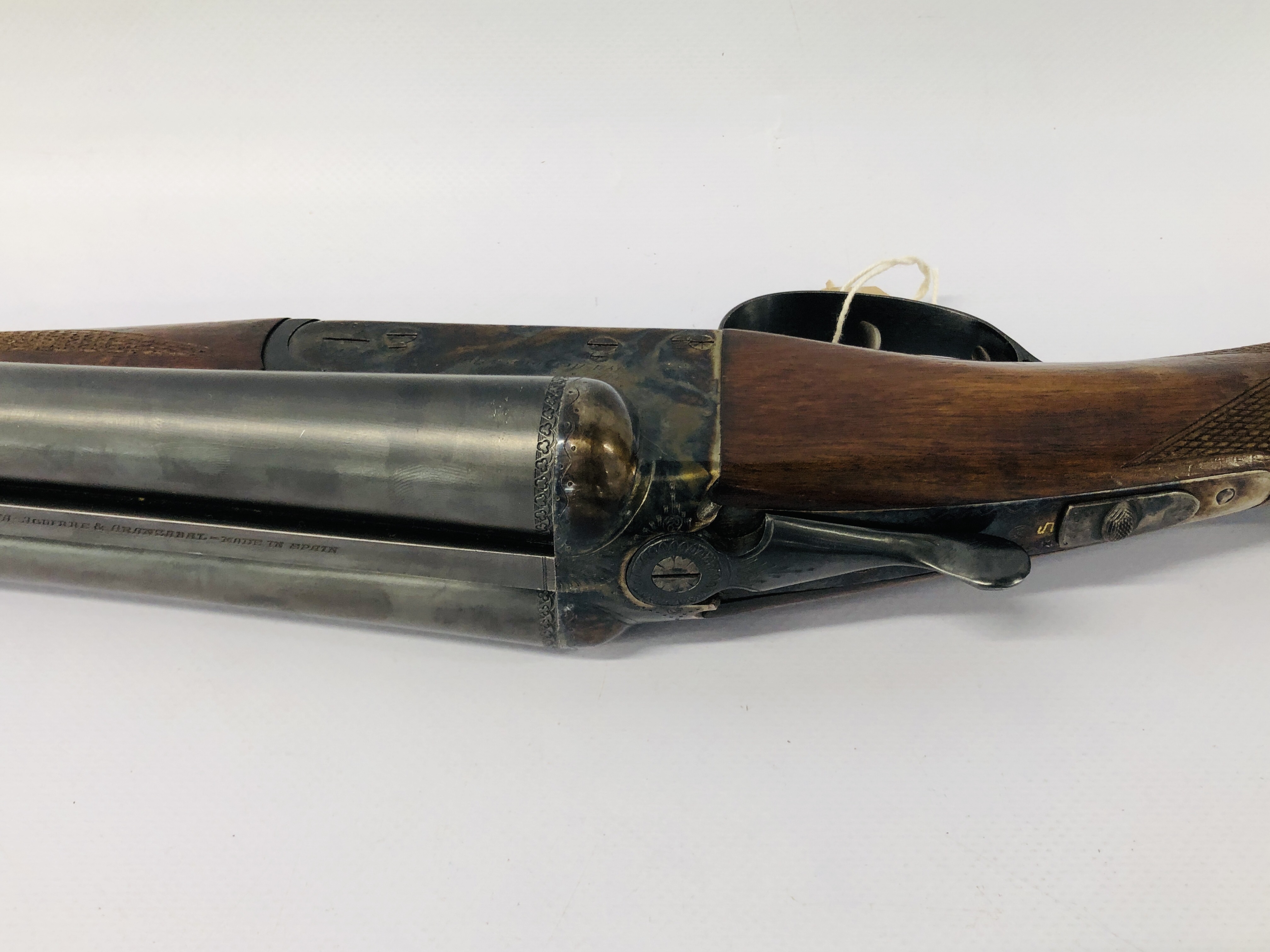 AYA 12 BORE SIDE BY SIDE SHOTGUN # 530358 - (ALL GUNS TO BE INSPECTED AND SERVICED BY QUALIFIED - Image 13 of 22