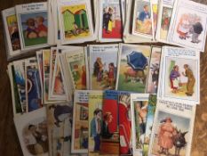 QUANTITY OF MAINLY c1950-70 COMIC POSTCARDS, McGILL.