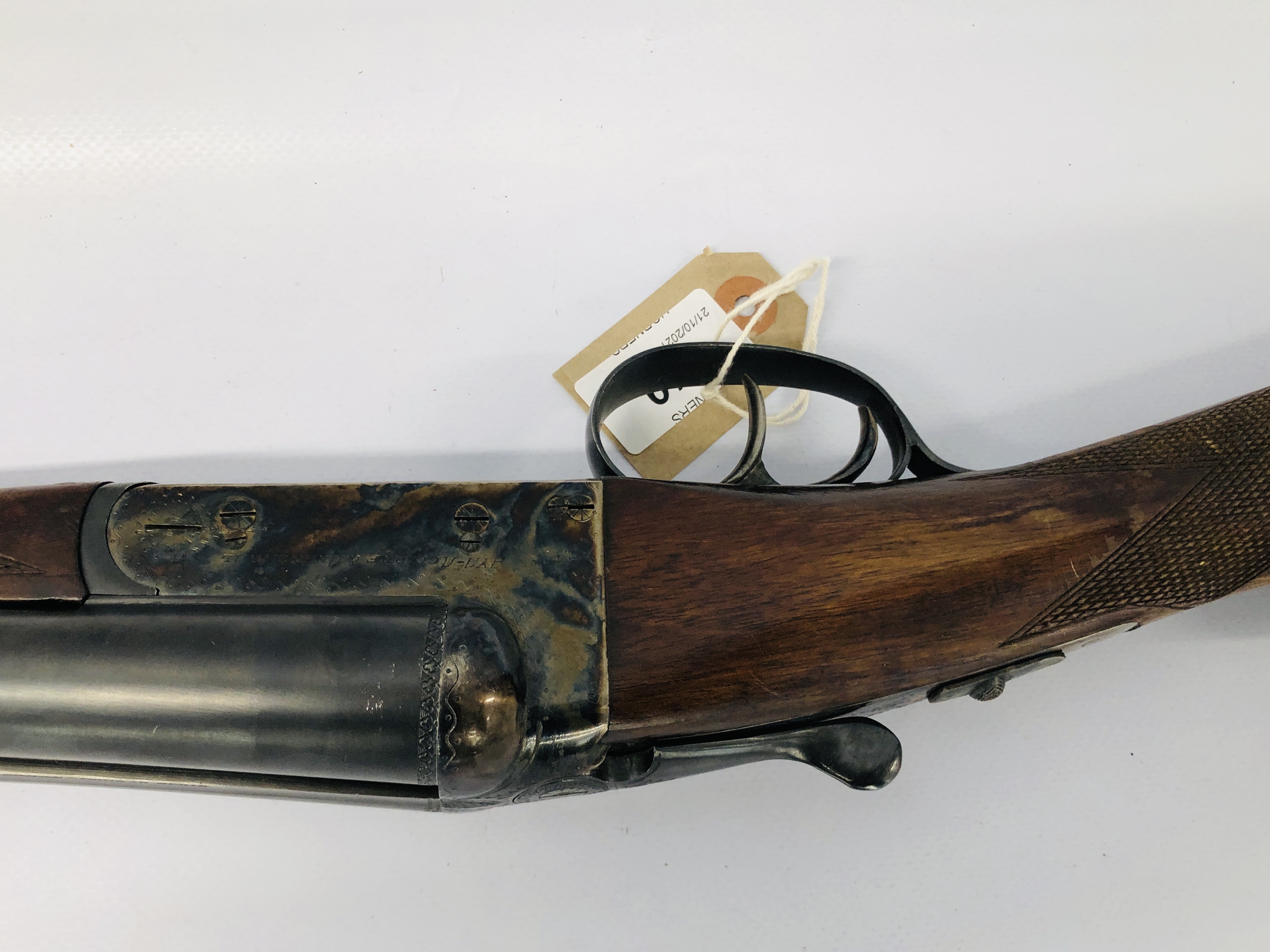 AYA 12 BORE SIDE BY SIDE SHOTGUN # 530358 - (ALL GUNS TO BE INSPECTED AND SERVICED BY QUALIFIED - Image 15 of 22