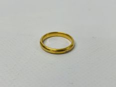 22CT GOLD WEDDING BAND