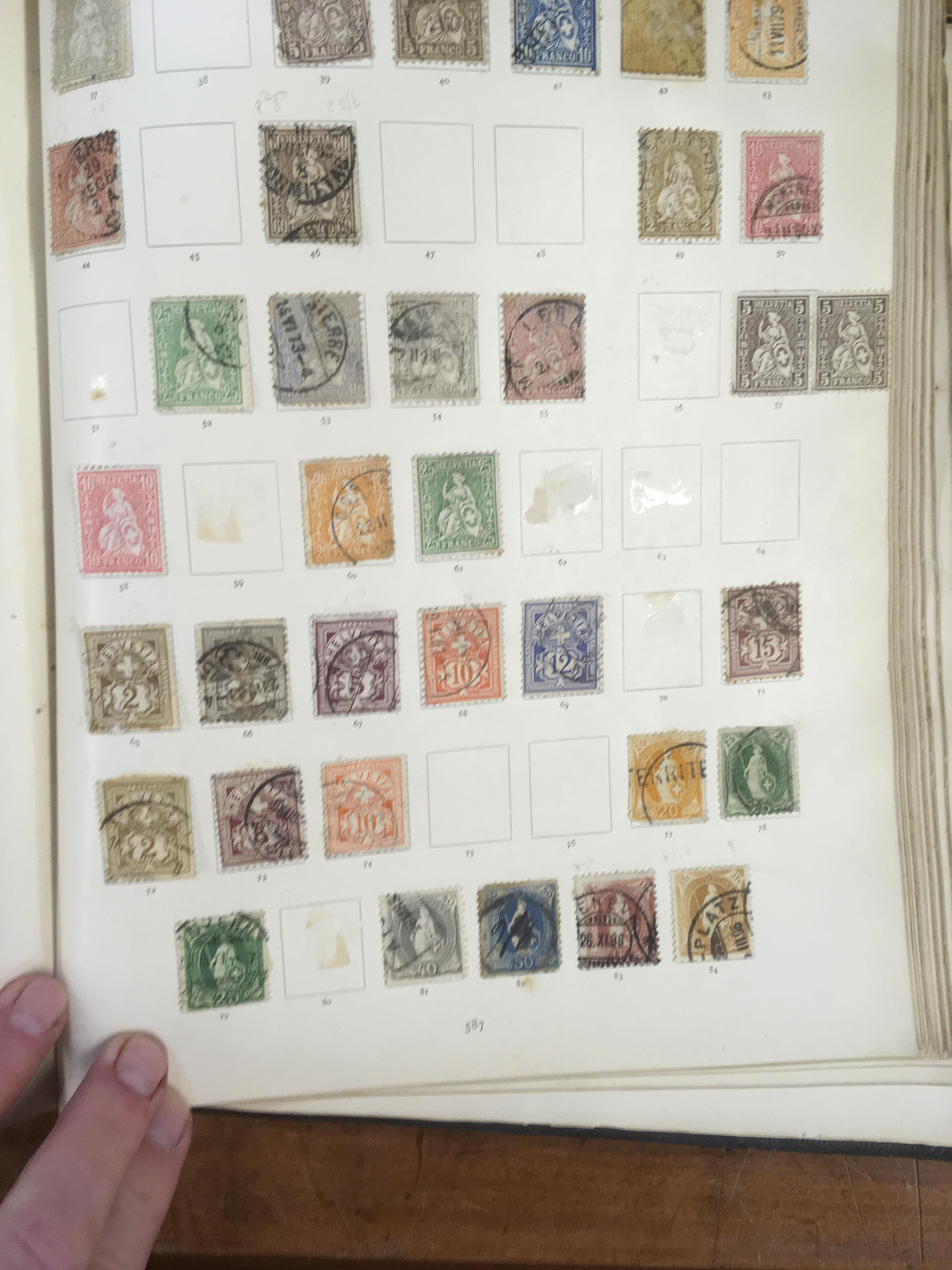 BOX OF STAMP COLLECTIONS IN TWELVE ALBUMS, APPROVAL BOOKS ETC. - Image 5 of 8