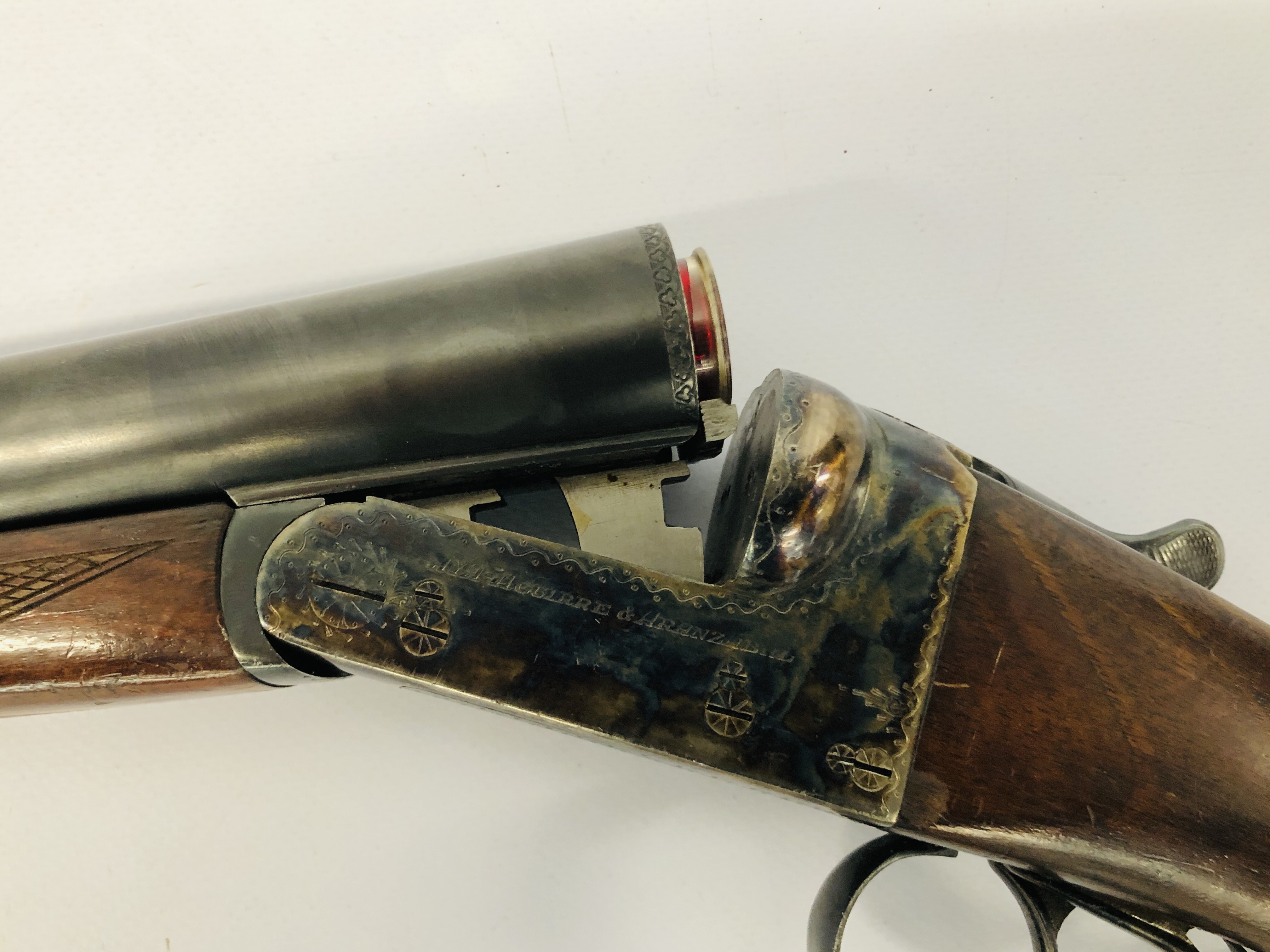 AYA 12 BORE SIDE BY SIDE SHOTGUN # 530358 - (ALL GUNS TO BE INSPECTED AND SERVICED BY QUALIFIED - Image 19 of 22