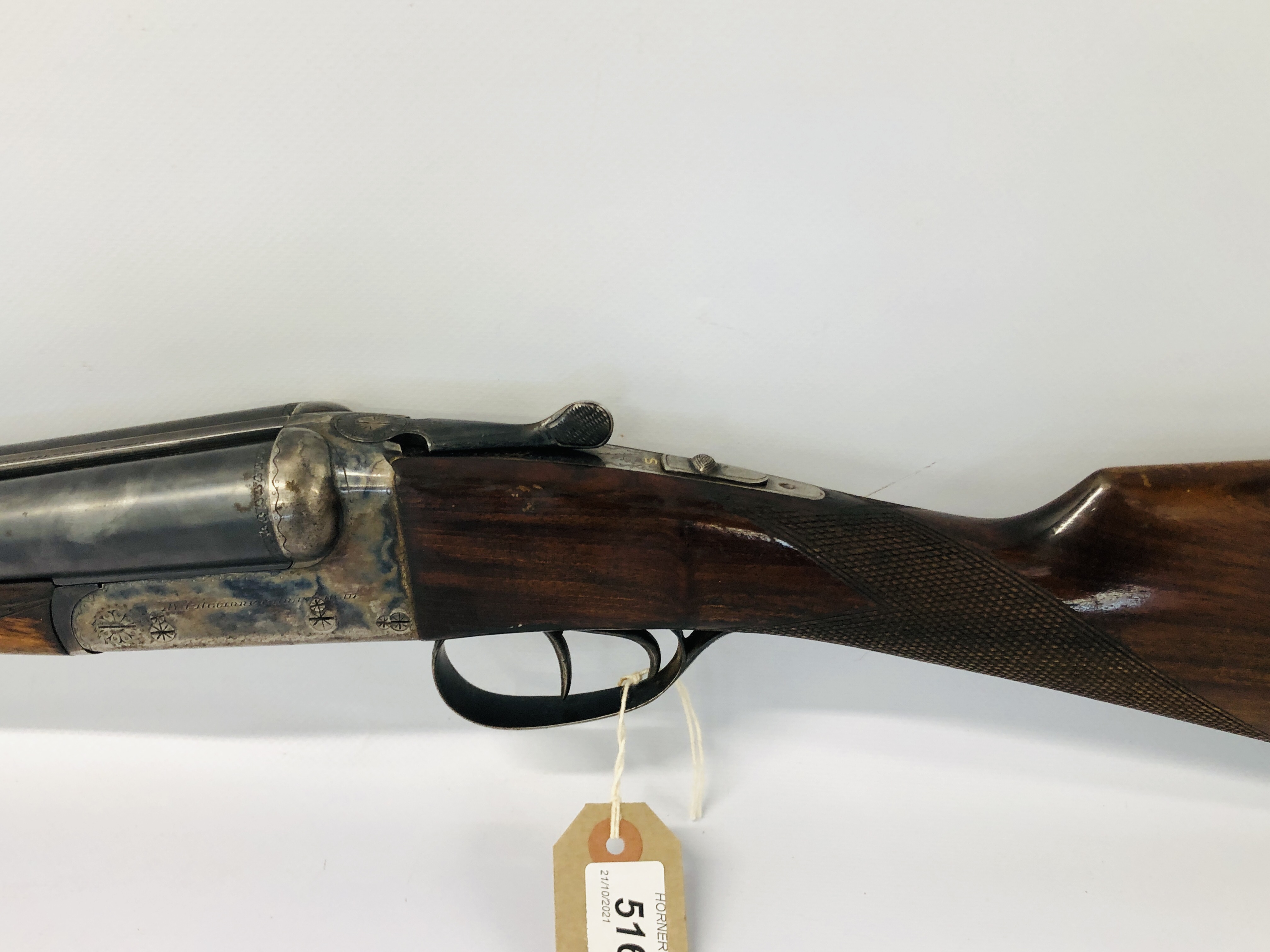 AYA 12 BORE SIDE BY SIDE SHOTGUN #462505 - (ALL GUNS TO BE INSPECTED AND SERVICED BY QUALIFIED - Image 3 of 16