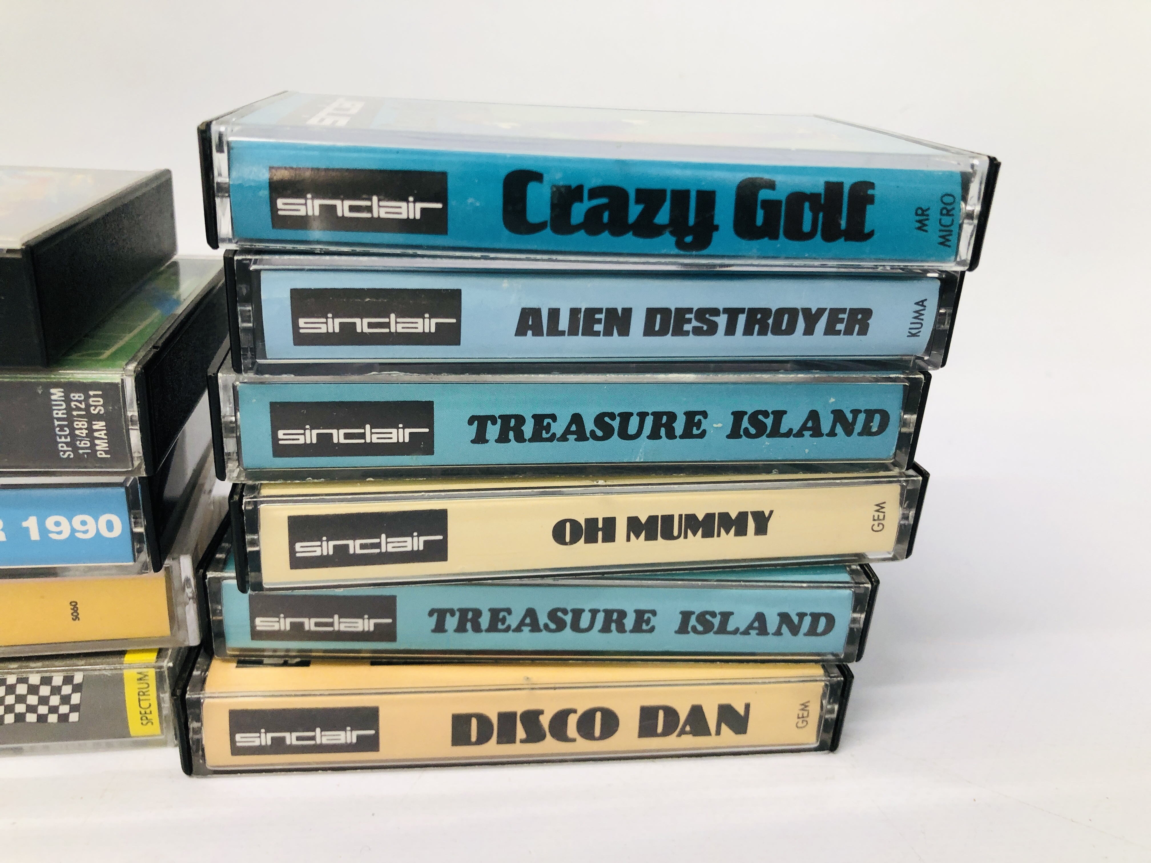 6 X SINCLAIR GAMES TO INCLUDE TREASURE ISLAND, DISCO DAN, CRAZY GOLF, - Image 2 of 4